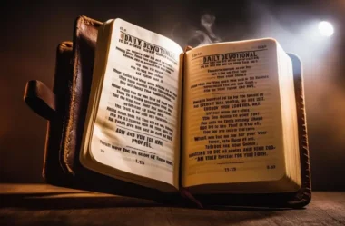 Versículos poderosos para um devocional diário
