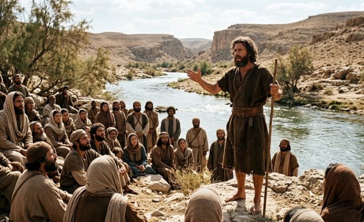 João Batista prega no deserto – Mateus 3:1-6